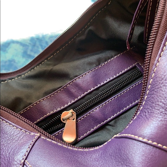 Purple shoulder bag - Picture 4 of 5